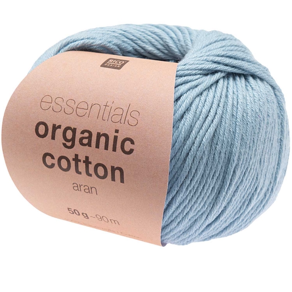 Rico Design essentials organic cotton aran 50g